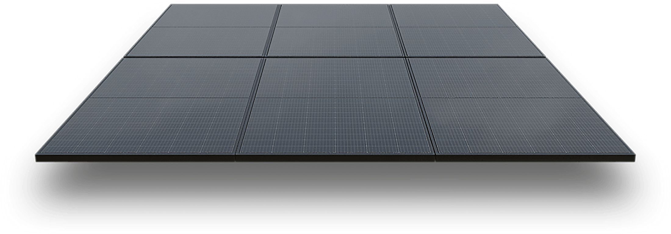 Residential solar panel array